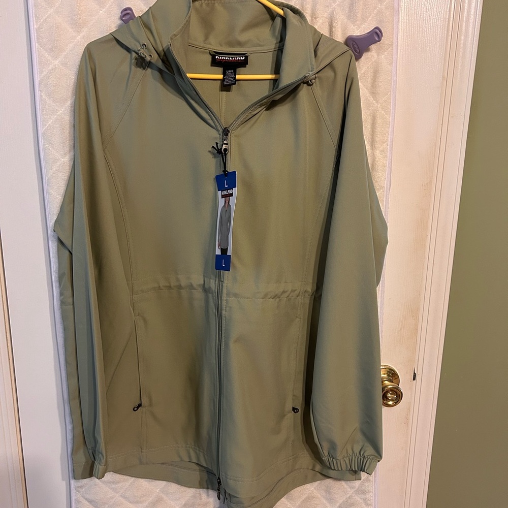 Kirkland Signature Light Green Hooded Jacket